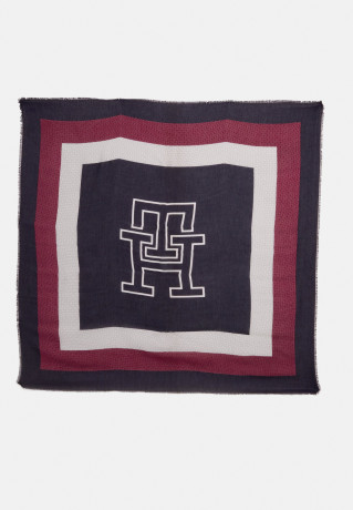 Tommy Hilfiger FEMIMINE SQUARE Foulard space blue mix ЖЕНСКИЙ КВАДРАТ платок космический синий микс