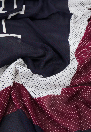 Tommy Hilfiger FEMIMINE SQUARE Foulard space blue mix ЖЕНСКИЙ КВАДРАТ платок космический синий микс