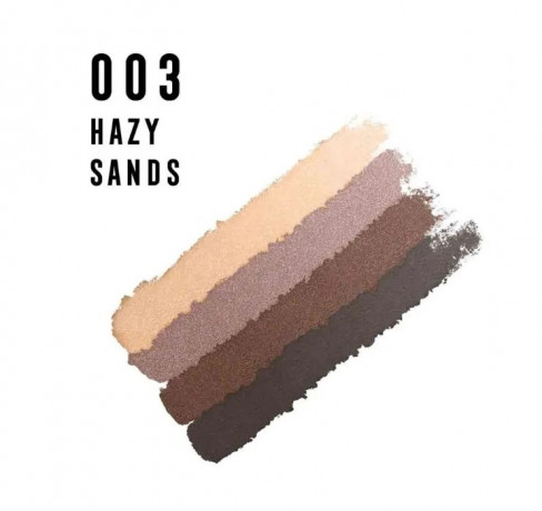 Max Factor Тени для век Colour X-Pert Soft Touch, 4 цвета, кремово-пудровые, оттенок 39 Hazy Sands, 7 г