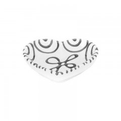 Gmundner Keramik Gmundner Keramik Graugeflammt Herzschale d: 10 cm / h: 2,4 cm Чаша Gmundner Ceramics серая с пламенем в форме сердца d: 10 см / высота: 2,4 см