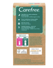 Carefree  Slipeinlagen Organic Cotton Normal 30 St, Карефри Ежедневные прокладки из органического хлопка Normal 30шт, 1 упаковка (30штук)