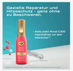 OGX Hitzeschutzspray Bond Protein Repair, 193 ml,  Термозащитный спрей для волос (США) Bond Protein Repair, защита от температуры до 230 C, восстановление и защита от ломкости, протеиновый комплекс, 193 мл