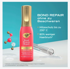 OGX Hitzeschutzspray Bond Protein Repair, 193 ml,  Термозащитный спрей для волос (США) Bond Protein Repair, защита от температуры до 230 C, восстановление и защита от ломкости, протеиновый комплекс, 193 мл