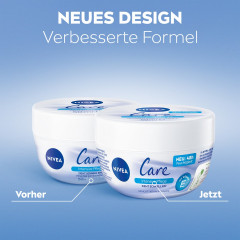 NIVEA Care Creme Intensive Pflege, 50 ml, Нивеа Крем для лица и тела, масло ши и витамин E, 48ч увлажнение, быстрое впитывание, 50 мл