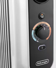 DeLonghi RadiaS Easytronic TRRSE0920, Масляный радиатор, ECO функция, 2000 Вт, 9 секций, защита от перегрева и опрокидывания, белый