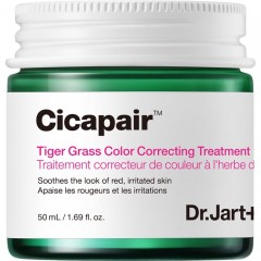 Dr. Jart+  Cicapair Tiger Grass Color Correcting Treatment 50ml, Доктор Жарт+ Cicapair Крем для коррекции и выравнивания цвета лица, уменьшения покраснений и раздражений чувствительной кожи, SPF30, 50мл