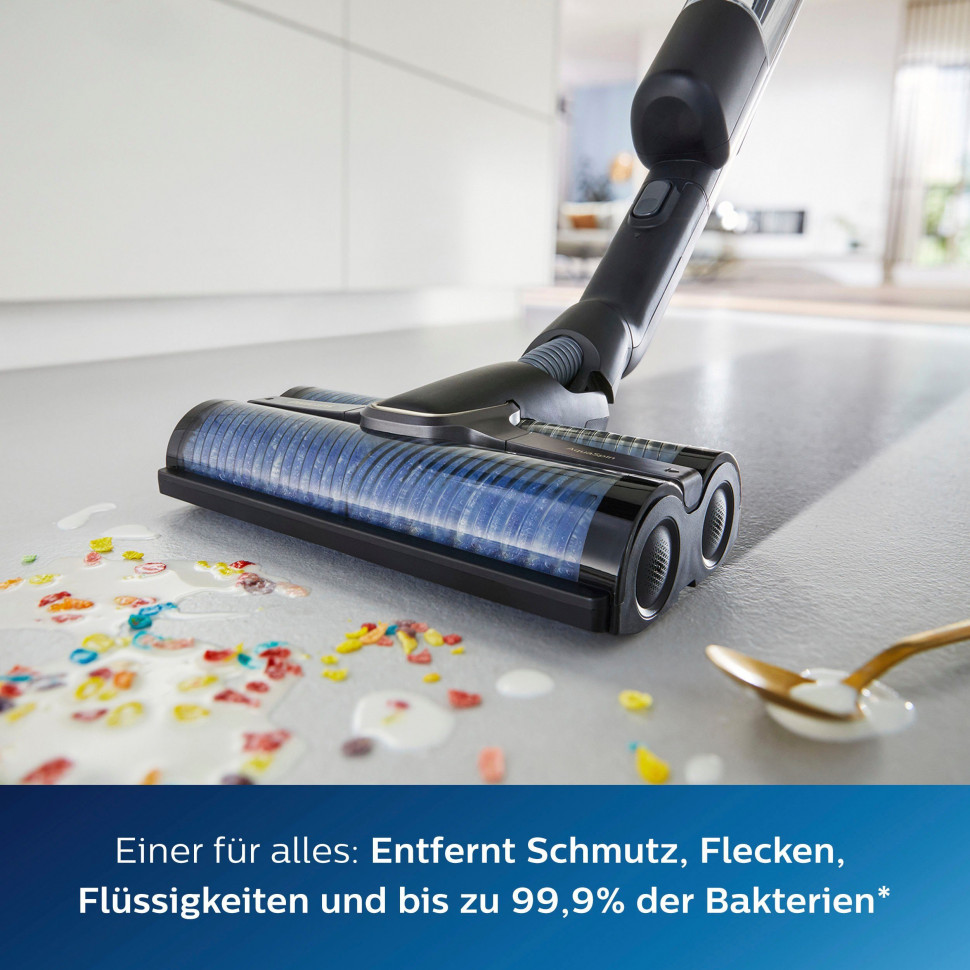 Купить Philips Philips Nass-Trocken-Akkusauger AquaTrio Cordless 9000  Series XW9383/01, 3-in-1 Saugen und Wischen in einem Zug Беспроводной  пылесос Philips для влажной и сухой уборки AquaTrio Cordless 9000 Series  XW9383/01, уборка и мытье