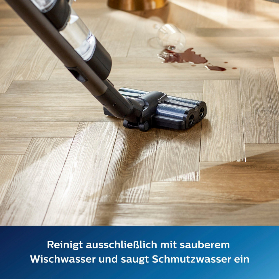 Купить Philips Philips Nass-Trocken-Akkusauger AquaTrio Cordless 9000  Series XW9383/01, 3-in-1 Saugen und Wischen in einem Zug Беспроводной  пылесос Philips для влажной и сухой уборки AquaTrio Cordless 9000 Series  XW9383/01, уборка и мытье