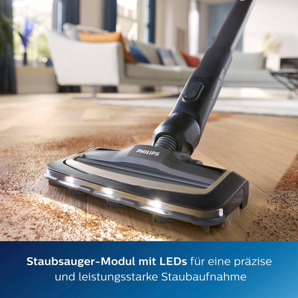 Купить Philips Philips Nass-Trocken-Akkusauger AquaTrio Cordless 9000  Series XW9383/01, 3-in-1 Saugen und Wischen in einem Zug Беспроводной  пылесос Philips для влажной и сухой уборки AquaTrio Cordless 9000 Series  XW9383/01, уборка и мытье