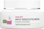 SEBAMED Akut Gesichtscreme Urea 5% parfumfrei, 50 ml, Себамед Крем для лица с мочевиной 5% без парфюма, для очень сухой кожи, 50 мл
