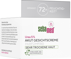 SEBAMED Akut Gesichtscreme Urea 5% parfumfrei, 50 ml, Себамед Крем для лица с мочевиной 5% без парфюма, для очень сухой кожи, 50 мл