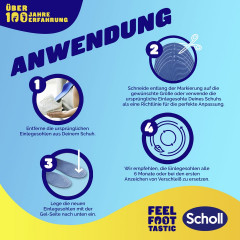 SCHOLL GelActiv Einlegesohlen SPORT Gr. L 40-46,5, 1 St, Шолль Гелевые стельки для спортивной обуви, размер 40-46,5, 1 пара