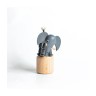 Holzspielzeug Wackelfigur Elefant Деревянный игрушечный слон