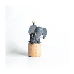 Holzspielzeug Wackelfigur Elefant Деревянный игрушечный слон