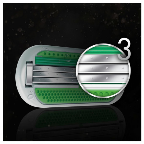 GILLETTE Rasierklingen, Body, 4 St, Джилетт Сменные кассеты Body для мужской бритвы, 4 шт.