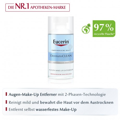 Eucerin DermatoCLEAN Augen Make-up Entferner  Средство для снятия макияжа с глаз DermatoCLEAN