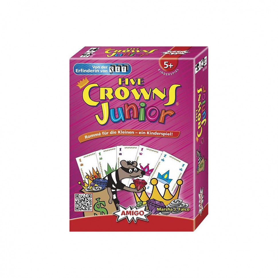 Купить Amigo Five Crowns Junior Kartenspiel ab 5 Jahren Карточная игра Five  Crowns Junior от 5 лет в интернет-магазине Diskontshop.eu Германия всего за  1 790 руб. в