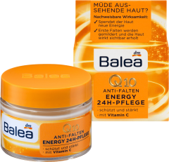 Balea Tagescreme Q10 Anti-Falten Energy 24h-Pflege, 50 ml Балеа Дневной крем против морщин с Q10 и Витамином С