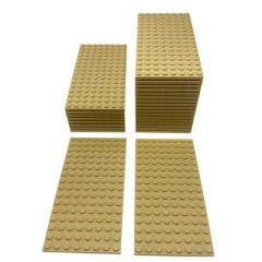 LEGO LEGO Bauplatte 8x16 Beige - Plate 92438 NEU - 5x Строительная пластина LEGO 8x16, бежевая — пластина 92438 НОВИНКА — 5 шт.