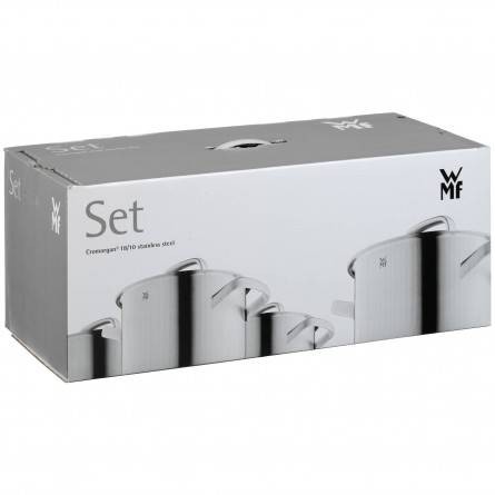 WMF Aparto Kochgeschirr-Set 3-teilig, ВМФ Набор кастрюль "Aparto" из нержавеющей стали 18/10, 3 кастрюли+3 крышки