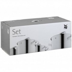 WMF Aparto Kochgeschirr-Set 3-teilig, ВМФ Набор кастрюль "Aparto" из нержавеющей стали 18/10, 3 кастрюли+3 крышки