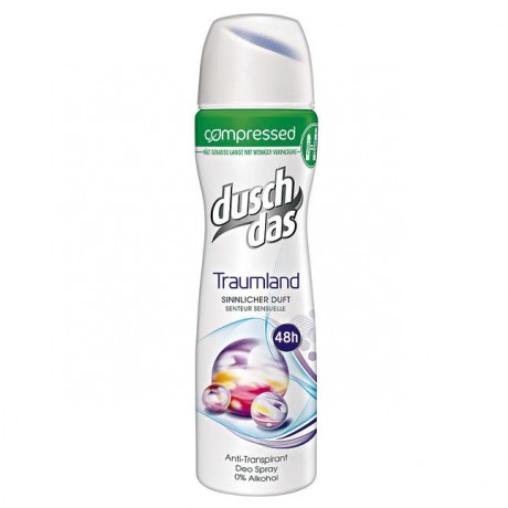 duschdas Deodorant spray Traumland Compressed Дезодорант Спрей Мир грез Сжатый чувственный аромат75 г
