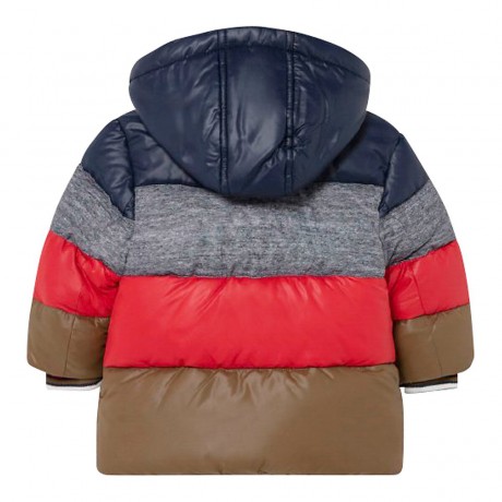 Mayoral Steppjacke mit Kapuze Colorblock стеганая куртка с капюшоном и цветными блоками