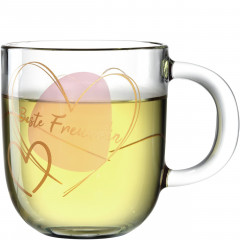 Leonardo Leonardo Geschenktasse Beste Freundin EMOZIONE rosa Подарочный кубок Леонардо лучший друг EMOZIONE