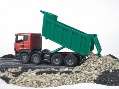 Bruder BRUDER 03550 Scania LKW m. Kippmulde Грузовик BRUDER 03550 Scania с самосвальным кузовом