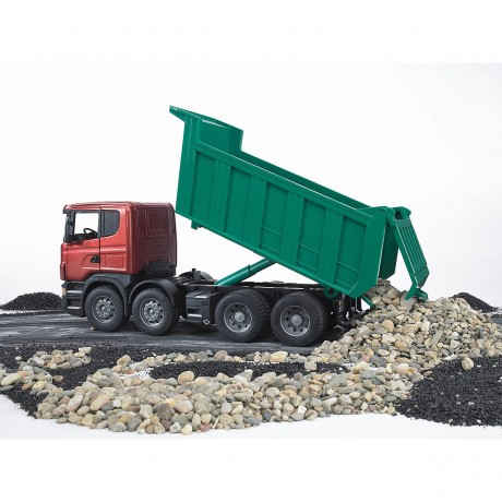 Bruder BRUDER 03550 Scania LKW m. Kippmulde Грузовик BRUDER 03550 Scania с самосвальным кузовом