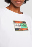 Tommy Hilfiger TOMMY HILFIGER X ANDY WARHOL FLAG CROPPED TEE Print T-shirt optic white УКОРОЧЕННАЯ ФУТБОЛКА TOMMY HILFIGER X ANDY WARHOL FLAG Футболка с принтом оптический белый