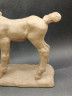 Статуэтка винтажная "Конь", майолика, коричневая керамика, 17 х 15 см, Италия, 1970-80гг.