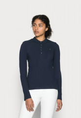 Tommy Hilfiger HERITAGE LONG SLEEVE SLIM  Polo shirt midnight HERITAGE LONG SLEEVE SLIM Рубашка поло полночь