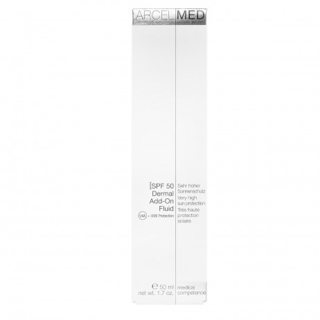 JEAN D'ARCEL Dermal Add-On Fluid SPF 50+ ARCELMED Sonnenschutzcreme ideal fur empfindliche Haut Dermal Add-On Fluid SPF 50+ ARCELMED солнцезащитный крем идеально подходит для чувствительной кожи