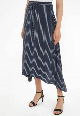 Tommy Hilfiger ROPE STP A-line skirt blau ROPE STP Юбка А-силуэта синий