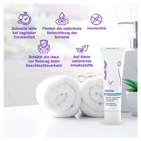 Multi-gyn LiquiGel 2stk Мулти-гин Ликвигель Средство для интимной гигиены, 2шт х 50 мл, Нидерланды