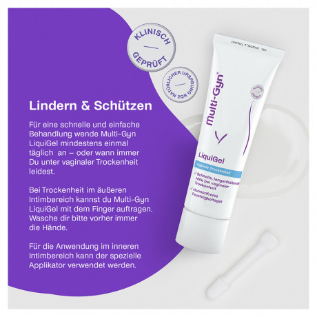 Multi-gyn LiquiGel 2stk Мулти-гин Ликвигель Средство для интимной гигиены, 2шт х 50 мл, Нидерланды