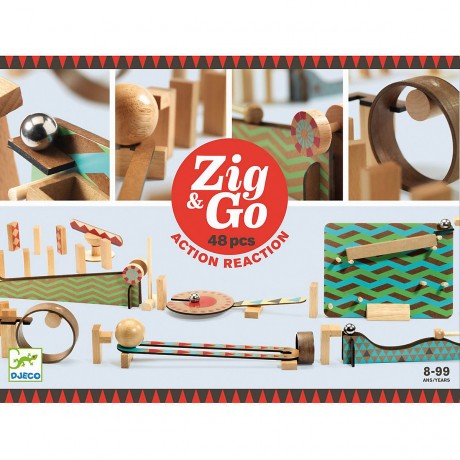DJECO Zig  Go 5644- 48 Teile Zig Go 5644