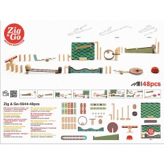 DJECO Zig  Go 5644- 48 Teile Zig Go 5644