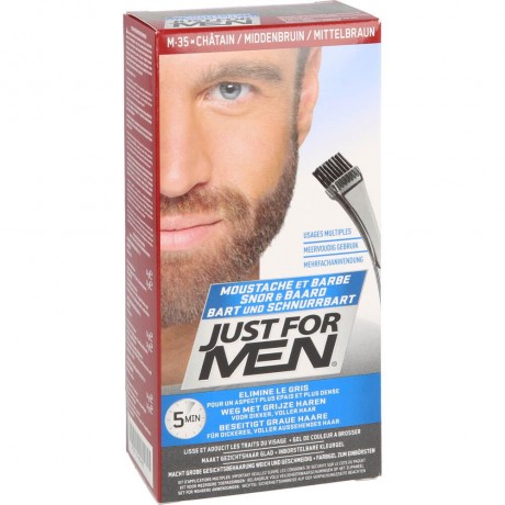 Just For Men Brush in Color Gel mittelbraun  Кисть Color Gel Medium Brown