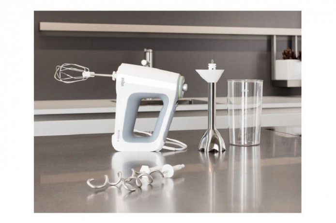 Braun Braun Handmixer HM5137WH Handmixer Leistungsbedarf: 750 W, Geschwindigkeitsstufen: 9 Ручной миксер Braun HM5137WH Требуемая мощность ручного миксера: 750 Вт, уровни скорости: 9