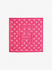 Tommy Hilfiger CONTEMPORARY BANDANA MONO Foulard bright cerise pink CONTEMPORARY BANDANA MONO Платок ярко-вишнево-розовый
