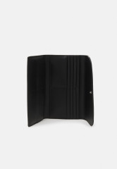 Tommy Hilfiger EMBLEM LARGE FLAP Wallet black ЭМБЛЕМА БОЛЬШОЙ КЛАПАН Бумажник черный