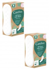 Carefree  Slipeinlagen Organic Cotton Normal 30 St, Карефри Ежедневные прокладки из органического хлопка Normal 30шт, 2 упаковки (60штук)