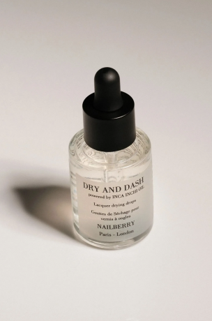 Nailberry Dry & Dash Масло-сушка для ногтей с маслом инка инчи, средство для быстрого высыхания лака, уход за ногтями и кутикулой, 11 мл