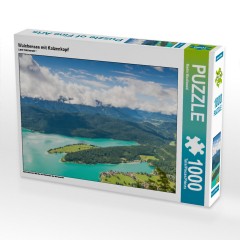 CALVENDO Puzzle CALVENDO Puzzle Walchensee mit Katzenkopf Пазл CALVENDO Puzzle Walchensee с кошачьей головой