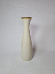 Creidlitz Bavaria Фарфоровая ваза с позолоченным ободком, 28,5 x 8 см, Германия, 1960-70гг.