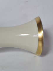 Creidlitz Bavaria Фарфоровая ваза с позолоченным ободком, 28,5 x 8 см, Германия, 1960-70гг.