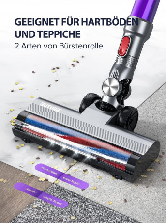 Buture Buture Akku-Hand-und Stielstaubsauger, 400,00 W, beutellos, 33000Pa,Leicht Staubsauger Kabellos mit bis zu 55 Min. Kabelloser  Беспроводной ручной и стержневой пылесос Buture, 400,00 Вт, без мешка, 33000 Па, легкий пылесос, беспроводной, до 55 мину