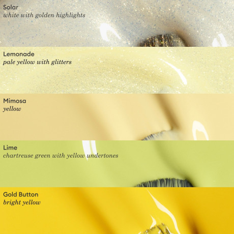 Manucurist Green Nagellack Lemonade 15ml, Лак для ногтей Lemonade (Франция), стойкое покрытие без сколов, безопасная растительная формула 9 Free, 15мл